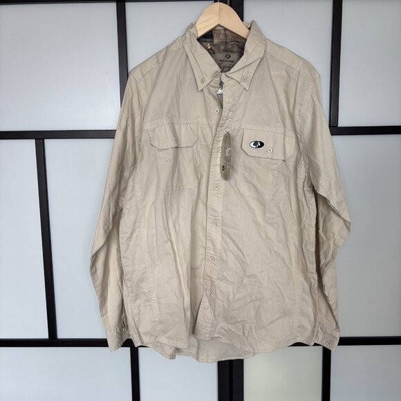 Mossy Oak Shirt Mens Large Shooting Button Down Hunting Outdoor Western NWT - Picture 5 of 11